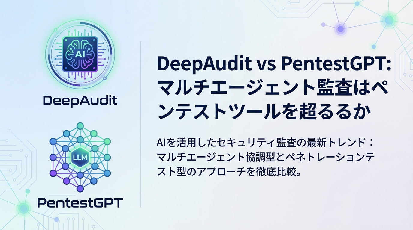 deepaudit-vs-pentestgpt-ai-security-audit cover image