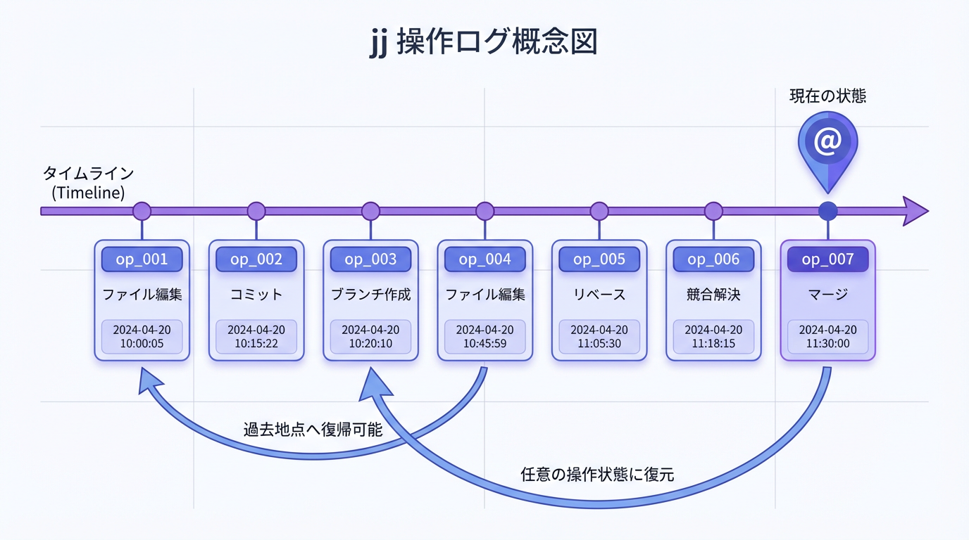 operation logのタイムライン図