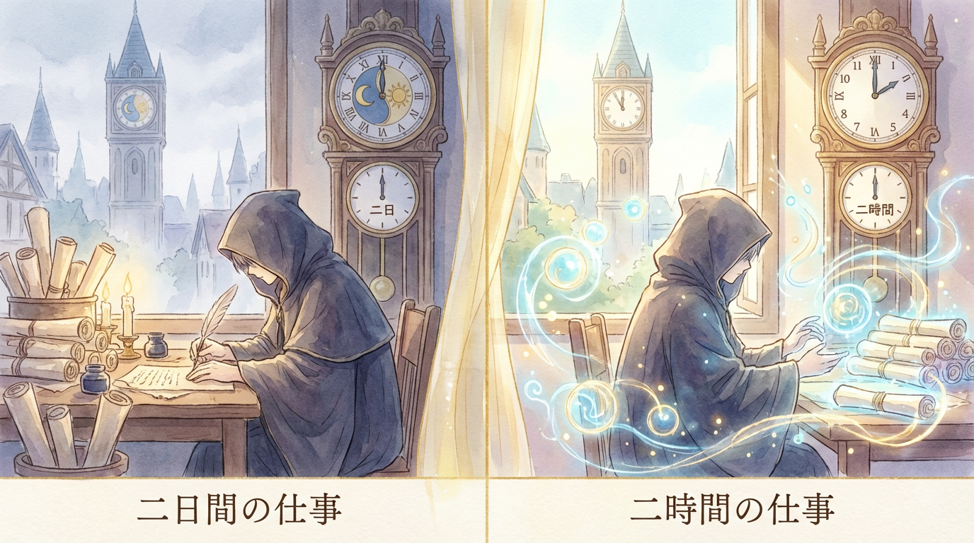 AI活用による工数の変化